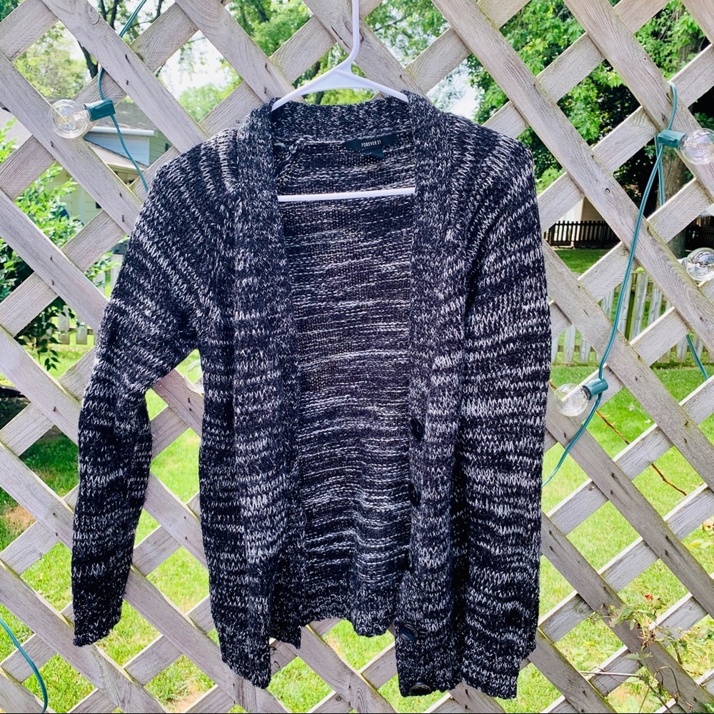 Black & White Comfy Sweater
